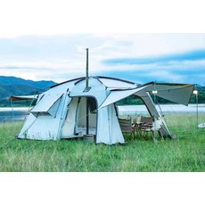 밍글샵 화목난로텐트 네이처하이크 불멍 대형 쉘터 장작, 상세페이지 참고, 커피색 세트2