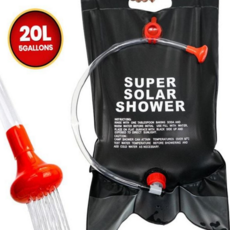 캠핑 20리터 태양열 물주머니 휴대용 야외 차박 간이 활동, 샤워백 GD13241