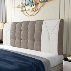 가죽 벨벳 침대 헤드보드 커버 패딩 타타미 커버용 솔리드 베개 쿠션 스펀지, 120cm-headboard, 10. I-Velvet