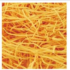 1kG 拉菲草紙絲 細厚紙絲 褶皺紙絲 包裝用品 緩衝用品 裝飾紙絲 包裝紙絲 好好逛文具小舖 Pomei, 6-02903-1 細厚紙絲/橘黃, 1個