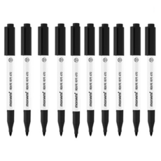 모나미 패브릭마카 470 블랙, 10개, 검정