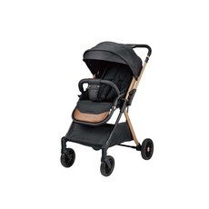 Ku Ku Duckbill 雙向高景觀手推車，輕巧可攜帶，雙向推行，SUV級減震, 鑽石黑