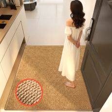 3초쿨 5성급 호텔식 미끄럼방지 청소편한 현관매트, 골드브라운, 1개