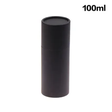 크래프트 종이 항아리 상자 선물 포장 라운드 실린더 오일 병 향수용 판지 튜브, 03 100ml, 3. Black Gold