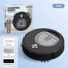 2026년 신형 지능형 청소 로봇 완전 먼지통 독립적으로 제거 청소기 자동 진공 IN 가능, Black