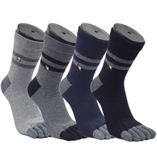 아놀드파마 3켤레 뒤틀림방지 남자링글 발가락양말 중목 BA007