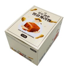 제주 우도삼춘 땅콩캐러멜 50g x 12개입 아이들간식 기념품 선물, 1박스, 600g