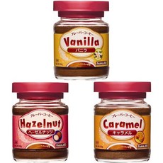 일본 Farmland 바닐라 헤이즐넛 캐러멜 향 인스턴트 커피 가루 50g 총 3병