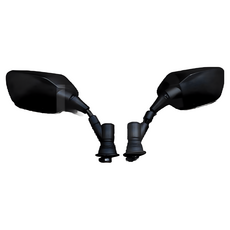 《少年家》SYM 三陽 原廠 車鏡組 (JET S Z1 DRG適用) 可折疊 10mm, Black, 1個, Motorcycle