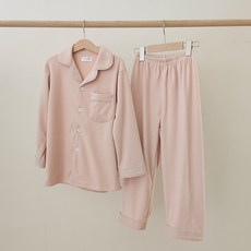 엘라운지 아동용 포인트 극세사 방구석 파자마 상하세트