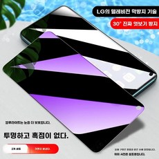 블루라이트 차단 필름 2ㄱ 사생활 보호 지문 방지, 1개, E. 블루라이트 방지 1개 + 투명 훔쳐보기 방지 1개