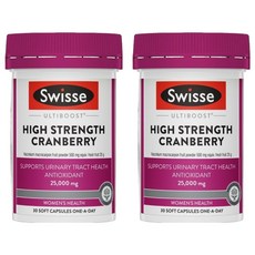 스위스 울티 부스트 하이 스트렝스 크랜베리 25000mg 캡슐, 30정, 2개