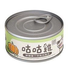 艾爾發寵物 咕咕雞 鮮嫩雞丁 滋補系列犬副食罐 狗狗罐頭 80g, 1個, 新_鮮嫩雞丁拌南瓜碗豆, 雞肉