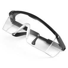 작업용 눈 보호 보안경 고글 작업 안경 작업보안경 보호안경 선글라스, 블랙