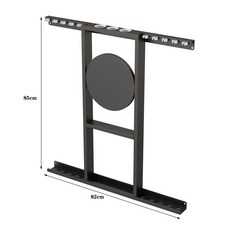 【椿嶼】壁掛臺球桿架球桿架臺球公桿架球桿放置架桌球桿架高端臺球公桿架, 黑色黑10桿, 1個