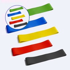 쌍문상회 지금 필요한 운동밴드 근력운동밴드 5P세트 힙밴드 고무밴드 하체운동 필라테스밴드 요가밴드 루프밴드 힙업 스트레칭 헬스밴드 31872EA, 본상품