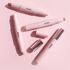 novo 高光修容棒 雙頭筆, 1個, 1#亮膚色