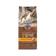 백설 찰밀가루 1kg, 1개