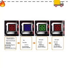 스마트 온도 조절 기능이 손난로 오토바이 핸들바용 방수 핫, Black, Color: 1. Black