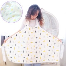 나와니스 앞치마형 거즈면 전신목욕타월/ 신생아 아기목욕 바스타올 큰타올 목욕타올 싸개, 거즈면-아기곰, 1개