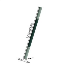 스트레치 요가매트 + 스트랩 세트 홈트용 요가 스틱 롤러 인체공학적 트레이닝 장비 신체 스트레칭 및 이완 도구 스포츠 야외 홈 운동용, 1)Green