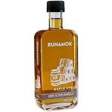루나목 메이플 럼 배럴 숙성 메이플 시럽 - 정통 & 리얼 Runamok Maple Rum Barrel Aged Maple Syrup - Authentic & Pure Maple, N/A, 1개, 250ml