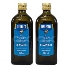 데체코 올리오 엑스트라 버진 디 올리바, 500ml, 2개