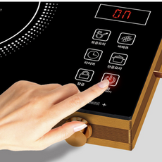 전기렌지 하이라이트 1구 세라믹 글라스 이동 편리 평평바닥 냄비, 가지고 다닐 수 있는, LSHT-2609