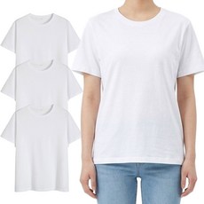 남녀공용 30수 무지반팔티 면티 교복티 반팔 면 티셔츠 흰티 기본티 무지 3장 알티엑스스포츠