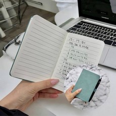 다이어리 A6 노트 블루 여행노트 a6포켓노트