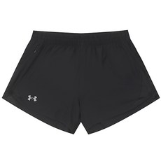 언더아머 UA 여성 투인원 트레이닝 반바지 플라이-바이 3인치 러닝 쇼츠