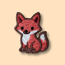 여우 와펜 열접착와펜 패치 DIY