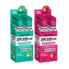 컨디션스틱 총 20포 세트 혼합 숙취해소제 젤리 18g, 스틱)망고제로10＋자두10