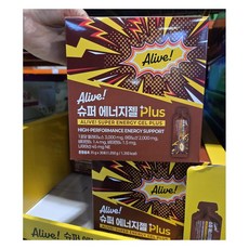 [코스트코] 얼라이브 슈퍼 에너지젤 플러스 35g X 30포, 1.05kg, 3개