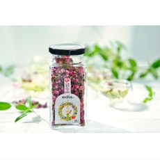 감천마을 꽃차명인이 만든 수제꽃차 유투브꽃차교실 / 도화꽃차 원형(소), 1개, 1개입, 1g