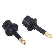 토슬링 여성용에서 3.5mm 잭 (미니 토슬링) 남성 디지털 어댑터 디지털 광섬유 토슬링에서 3.5mm 잭 어댑터 커플러 여성용에서 3.5mm 미니 남성 광학 오디오 커넥터