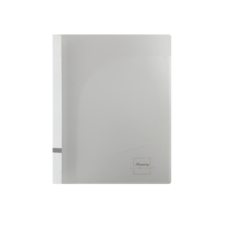 Databank B5 26孔小高調活頁筆記資料夾 26孔夾 檔案夾 筆記本【1本】, 煙灰, 1個