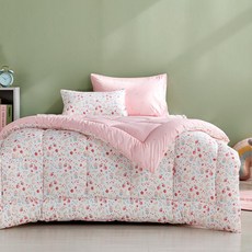 모던하우스 스웰 가든버니 알러지케어 차렵이불, 핑크