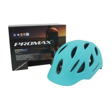 프로맥스 자전거 인몰드 헬멧, 블루, 1개