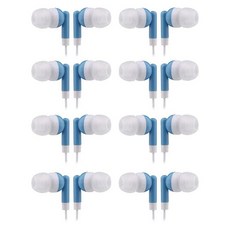 CN-Outlet 벌크 이어버드 헤드폰 50팩 학교 교실 학생 어린이 아동용 도매 일회용 이어폰 (화이트), Blue, 50개, 블루