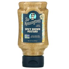 Sir Kensingtons 스파이시 브라운 머스타드 255g(9oz) 2팩, 255g