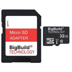 BigBuild Technology 삼성 갤럭시 탭 프로 카드 64GB 태블릿용 액티브4 메모리 액티브5 SDXC A9/A9+ Xcover7 마이크로, 32GB