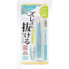 GREEN BELL 綠 斜口拔毛夾 GT236 13Cr不銹鋼 18-8不銹鋼 止滑部聚氨酯, 1個