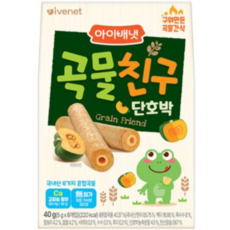 아이배냇 곡물친구, 단호박맛, 40g, 4개