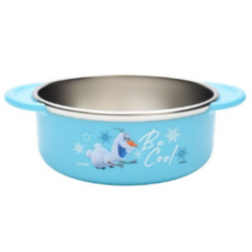 릴팡 겨울왕국2 프로즌올라프 안전핸들 논슬립 스텐 대접, FROZEN (올라프), 1개