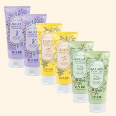 NEW 엘클레어 페이스+바디 필링젤 시즌2 6개세트 #스크럽#각질제거#피부저자극0.00#임상완료, 라벤더6개, 200ml