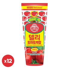 오뚜기 델리 토마토케챂, 800g, 12개