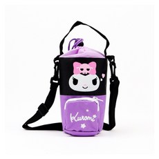 산리오 캐릭터즈 쿠로미 포켓 물병 파우치 물통 주머니, 쿠로미(퍼플), 1개
