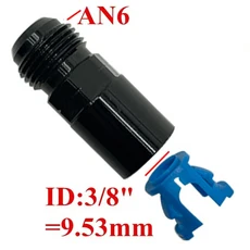 1x/4x 연결 6AN/8AN 남성 3/8 "5/16" 해제 푸시 온 EFI 피팅 연료 어댑터 알루미늄