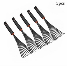 정원용 갈퀴 재질의 농업 원예용 도구 작은 꽃과 야채 재배에 사용하기 디자인의, 3. 5PCS